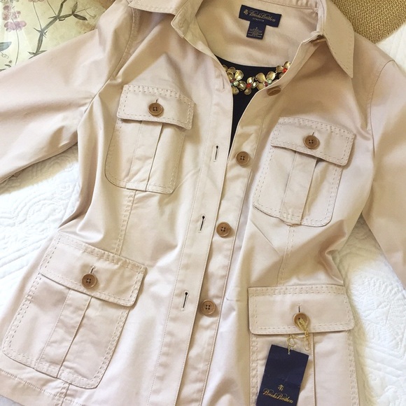 Brooks Brothers Khaki Safari Blazer 